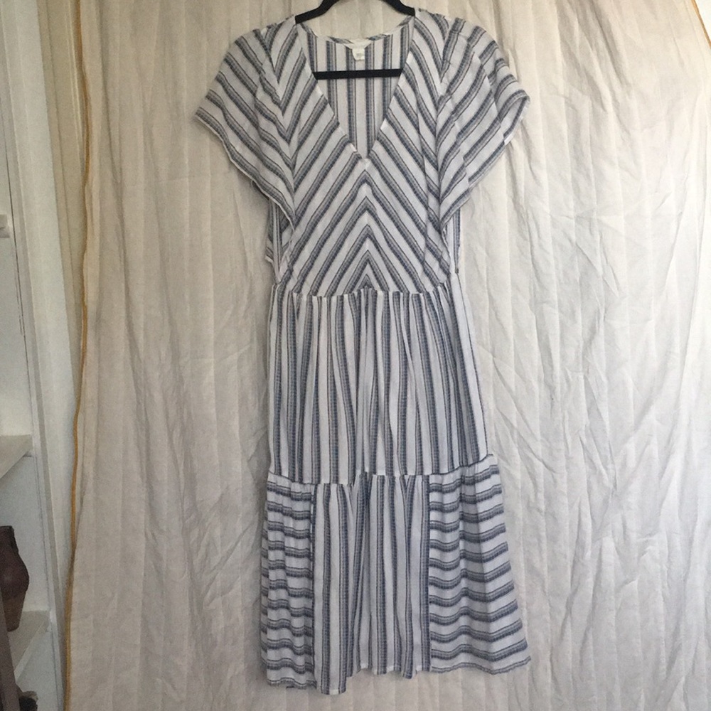 Striped dress size small